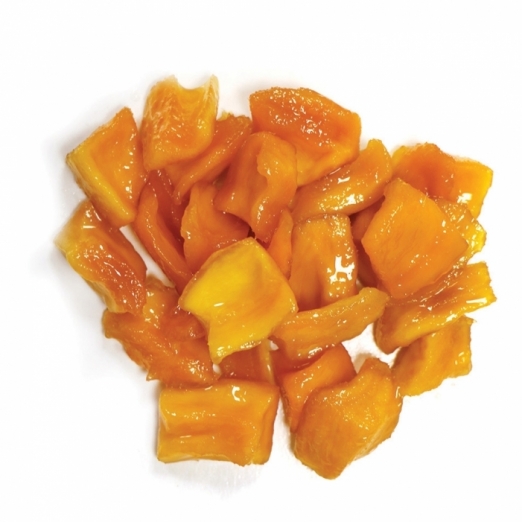 Mango a cubetti 20x20 semicandito in sciroppo Vital Food