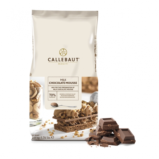 Mousse di cioccolato al latte Callebaut