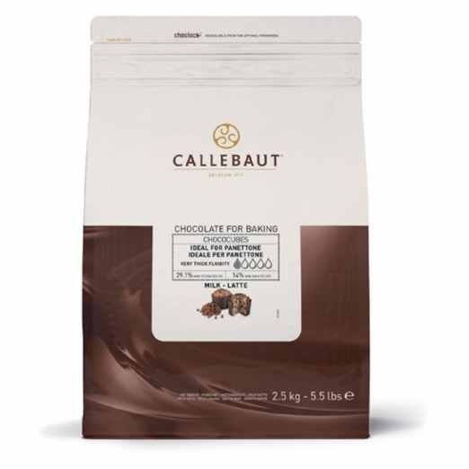 Chococubes Cubetti di Cioccolato al latte Callebaut