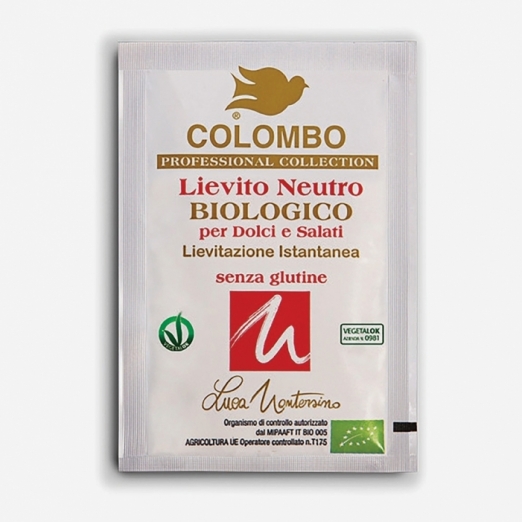 Lievito Bio per dolci e salati linea Montersino Colombo